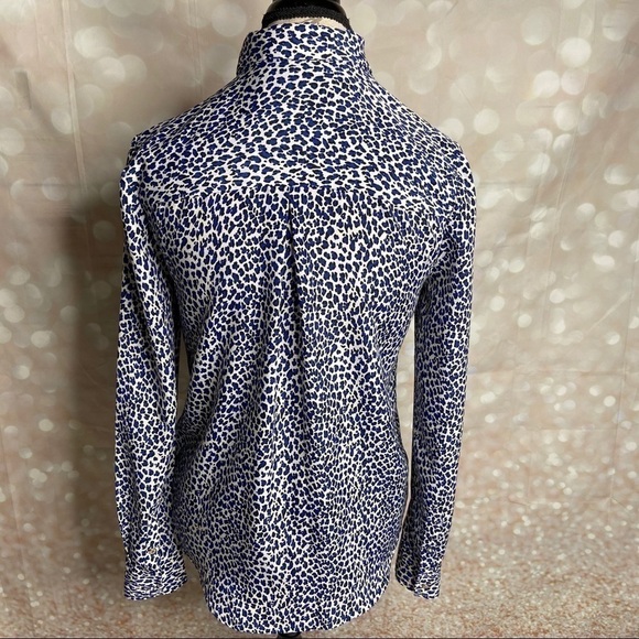 Juicy Couture Animal-Print Button-Up Top Small - Picture 12 of 12